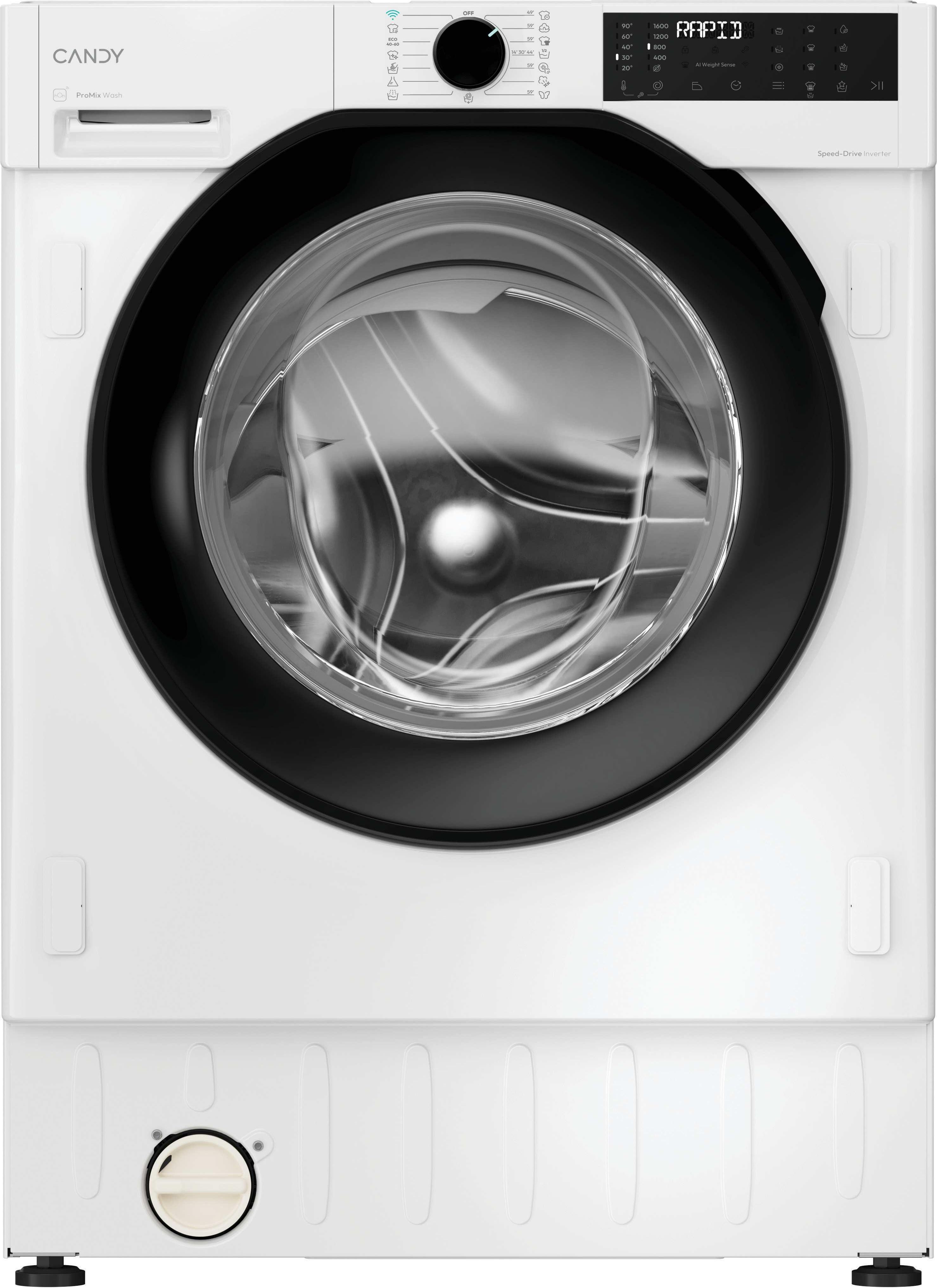 Candy - Washing Machine - 9kg - 1400 RPM - White - Built-in