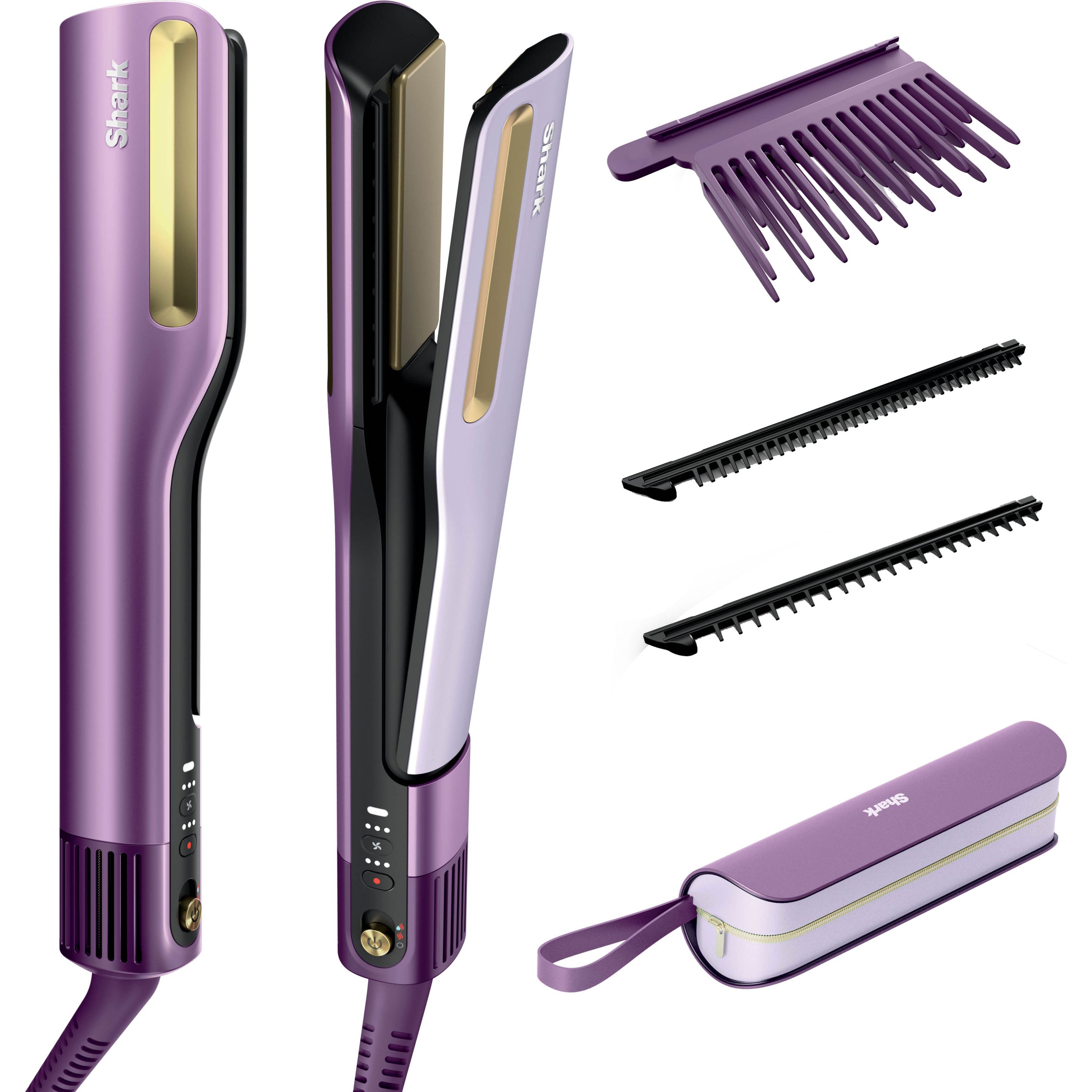 Shark SilkiPro Hair Straightener - Purple - Wet to Dry Styling