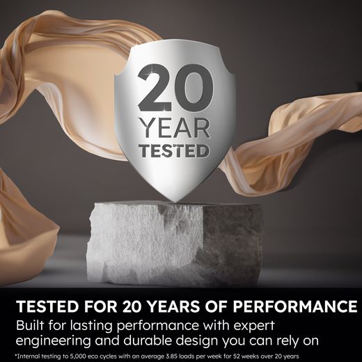 Haier X Series 5 HD80-D357GU1-UK Wifi Connected 8Kg Heat Pump Tumble Dryer - Graphite - Annotation - 20yrs shot