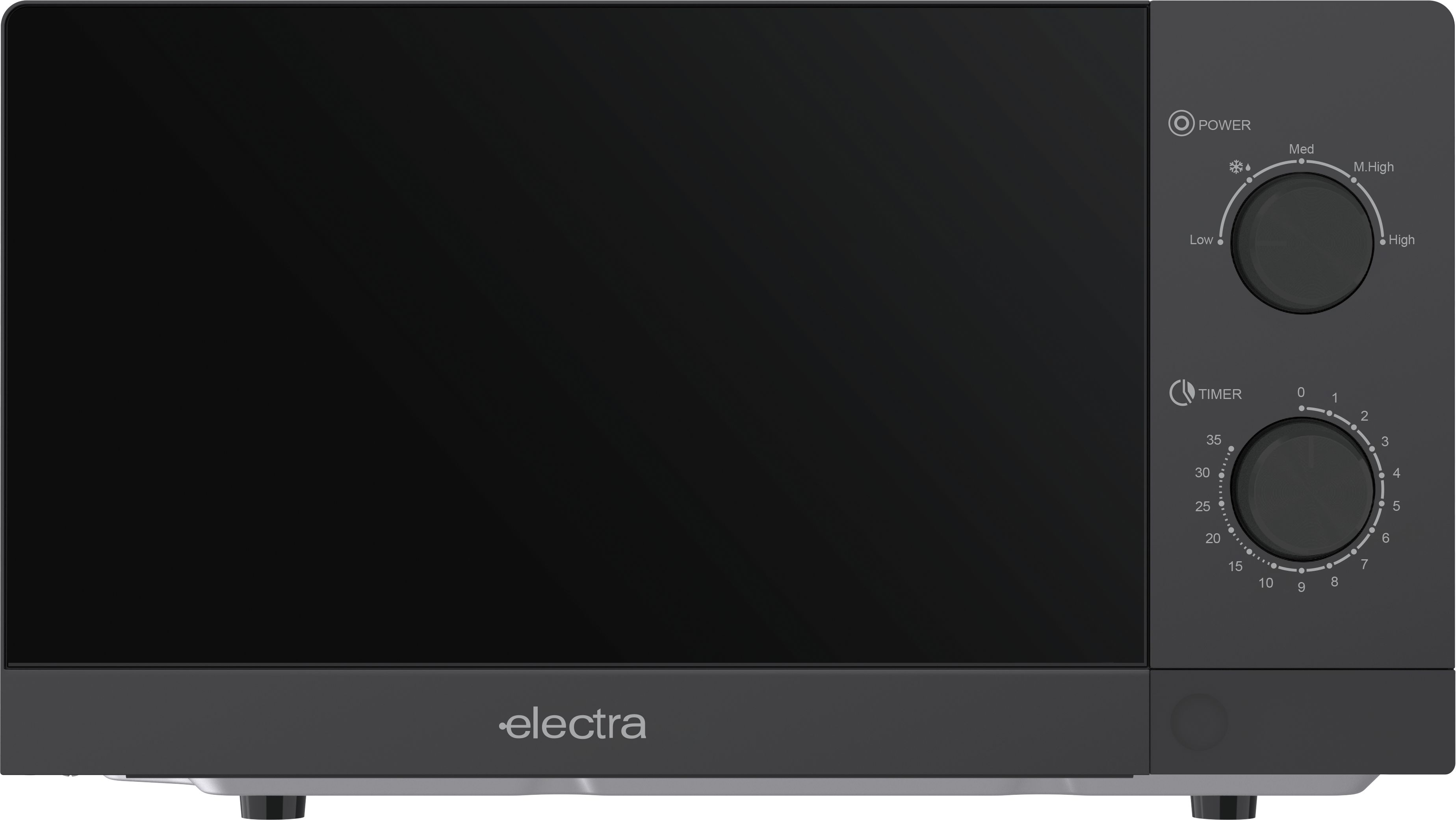 Electra MWSM20LB Solo Microwave Oven - 20L Capacity - 700W - Black