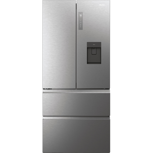 Haier HFW7819EWMP Wifi Connected Plumbed Total No Frost American Fridge Freezer - Platinum - E Rated