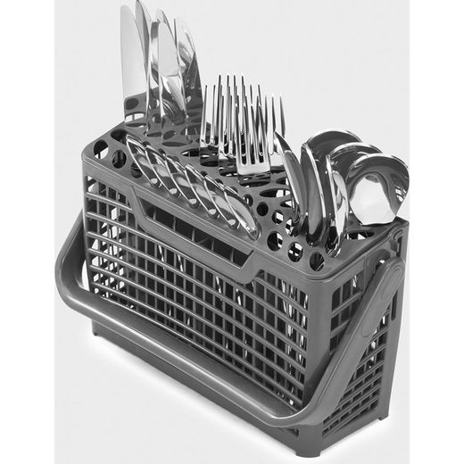 Smeg Universal Integrated Standard Dishwasher - Black - Right cutlery basket shot 