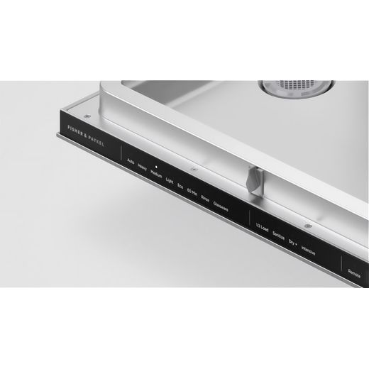 Dishwasher, Tall, Steel Interior, 16 Place Settings, Integrated - Close up control panel shot