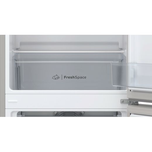 Indesit 50/50 Fridge Freezer - Silver - Close up inside shot