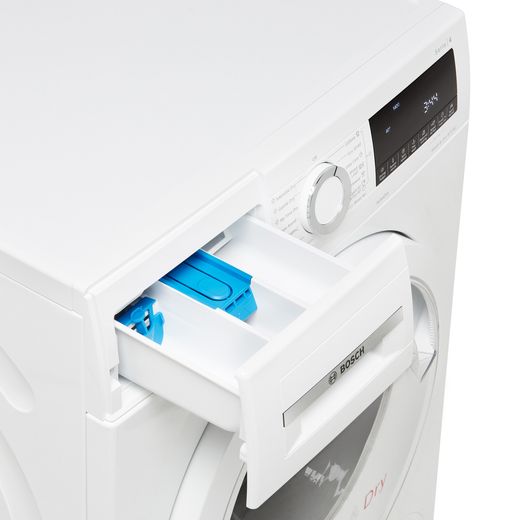 Bosch Series 4 9Kg / 5Kg Washer Dryer - White - Detergent drawer open
