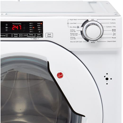 Hoover H-WASH&DRY 300 LITE Integrated 9Kg / 5Kg Washer Dryer - White