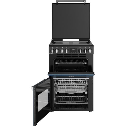 Stoves Richmond DX MRA 60Ei RTY 60cm Electric Cooker with Induction Hob - Twilight Blue - Door open