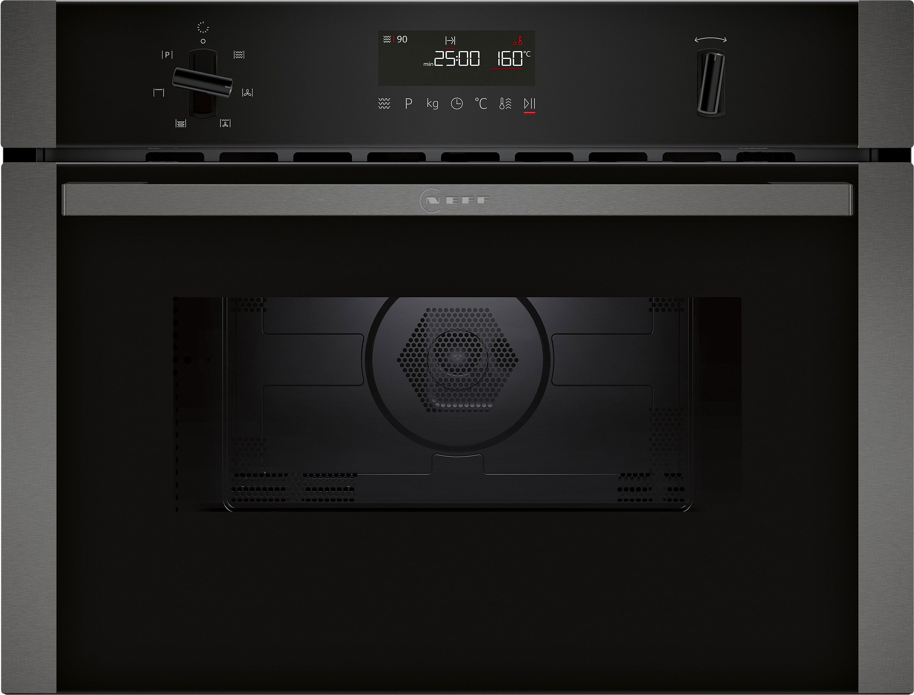 NEFF C1AMG84G1B Built-in Single Oven - Multifunctional - 44 L - Graphite, Grey