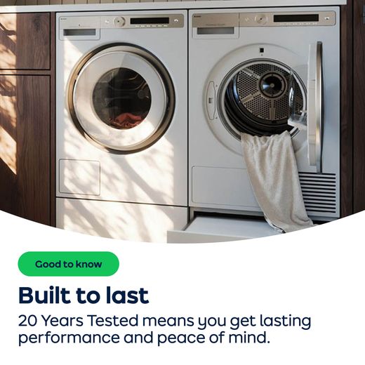 ASKO T509HRG.UK Wifi Connected 9Kg Heat Pump Tumble Dryer - Graphite Black - AO Annotation - 20-Years-Tested