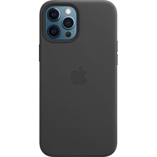 Apple Leather Case for iPhone 12 Pro Max - Black