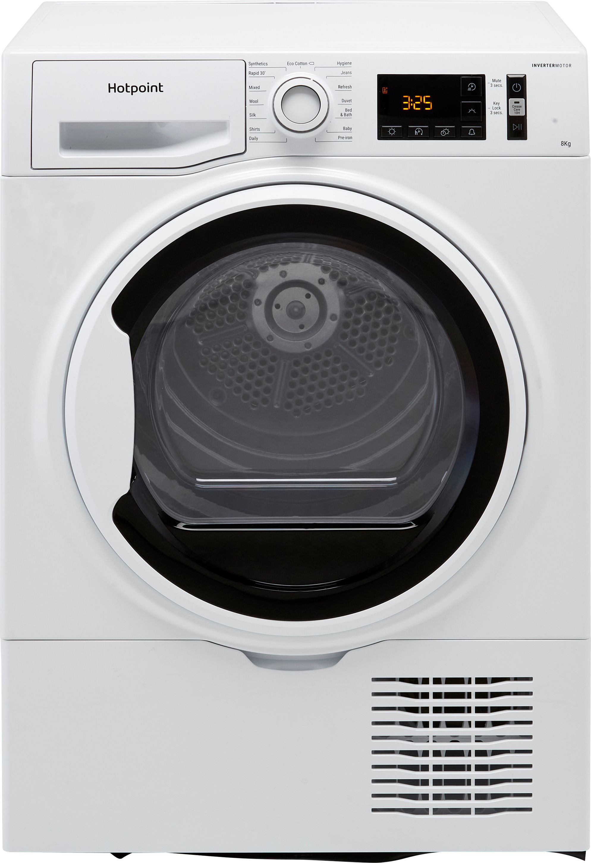 Hotpoint H3D81WBUK 8Kg Condenser Tumble Dryer - White - B Rated, White