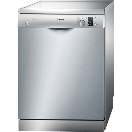Bosch Serie 2 SMS25AI00E Standard Dishwasher - Silver - F Rated