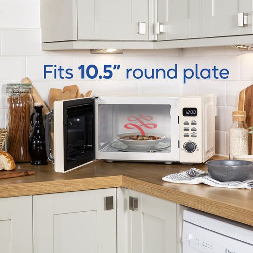 Russell Hobbs RHM2026C 26cm High, Freestanding Small - Cream - Annotation - Fits 10.6 plate shot