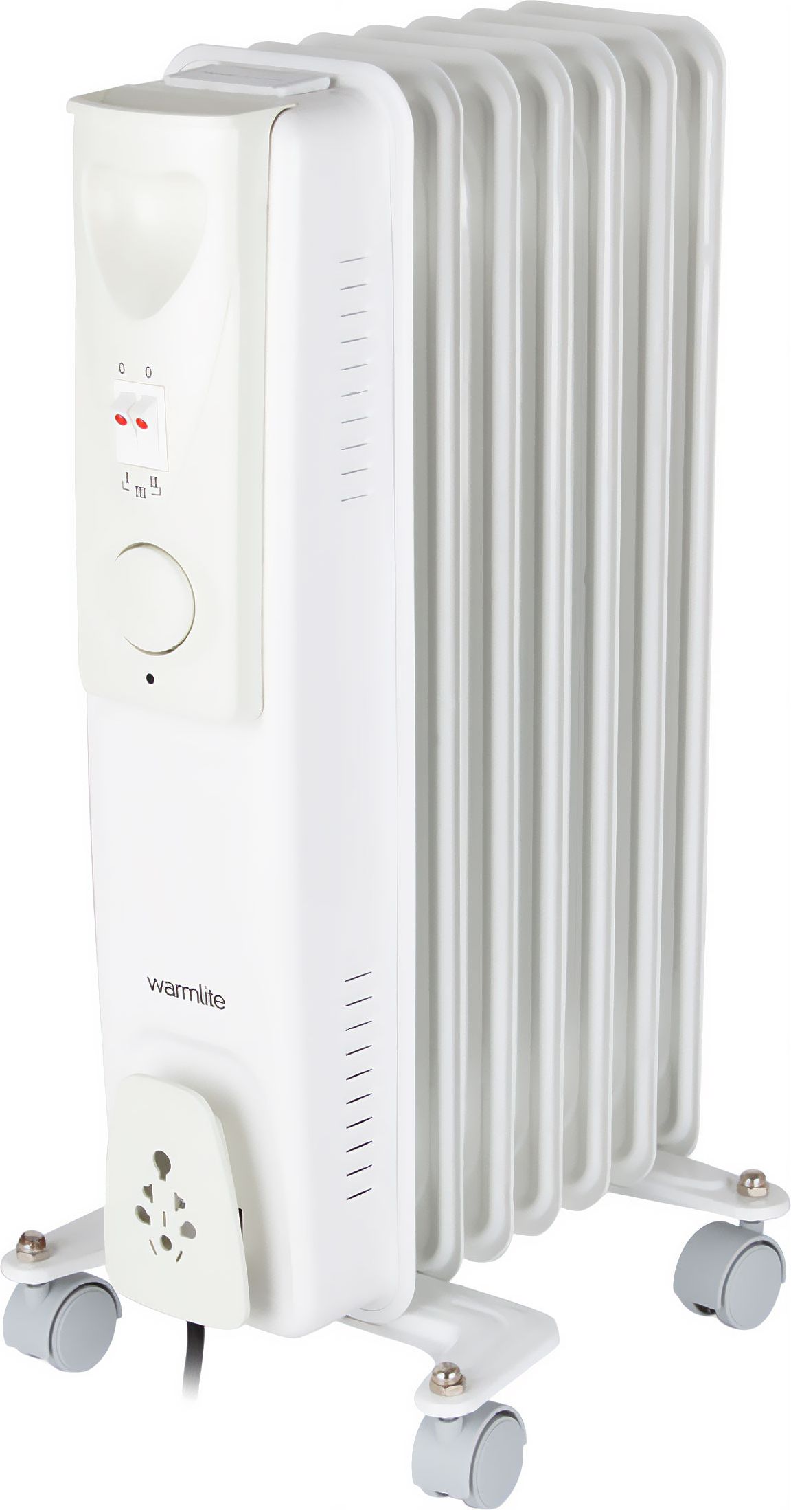Warmlite Oil Filled Radiator - 1500W - White