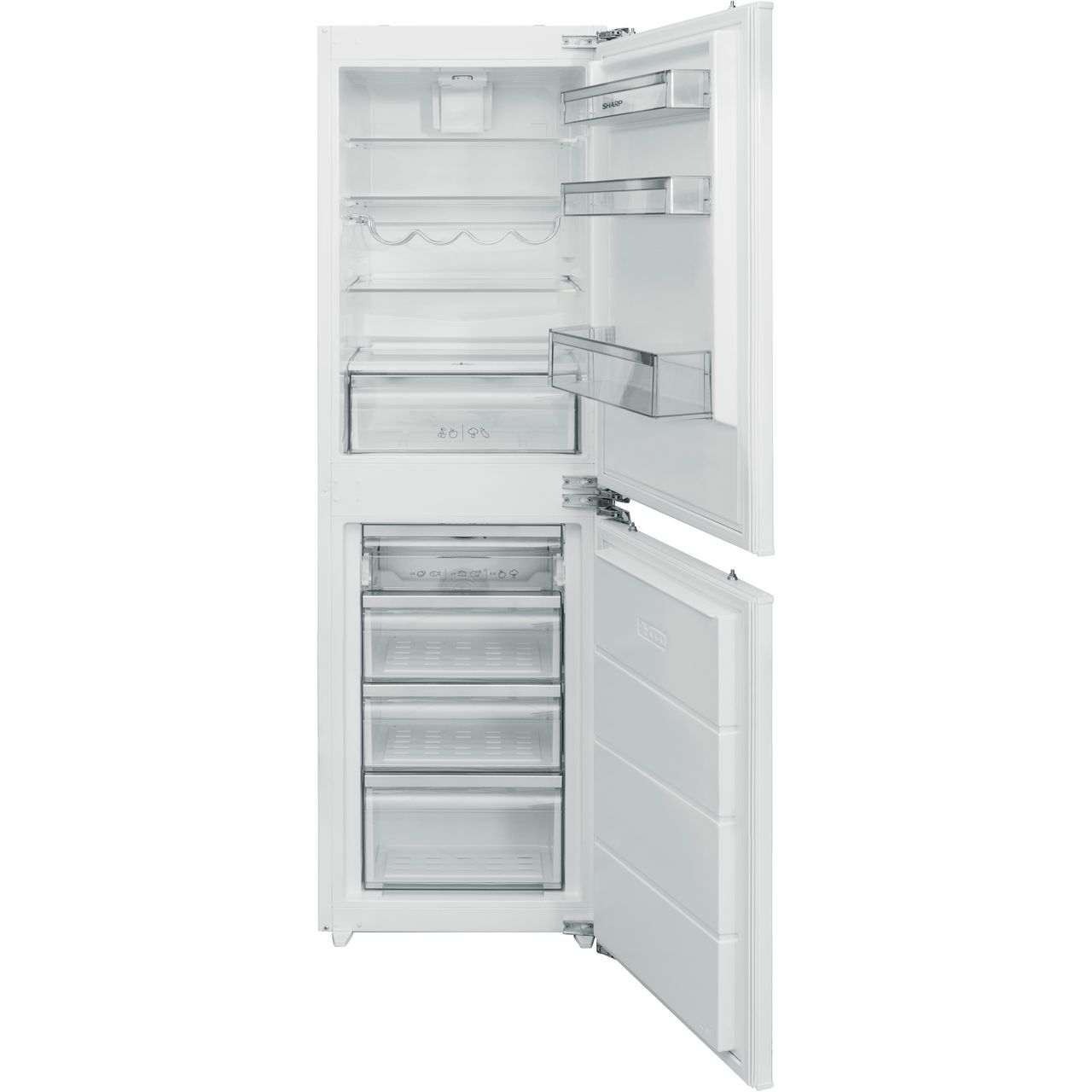 Sharp SJ-B1227M01X-EN Integrated 50/50 Frost Free Fridge Freezer with Sliding Door Fixing Kit Review