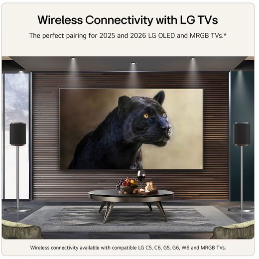 LG Sound Suite M7 Home Cinema System - Black - Annotation - Wireless connectivity