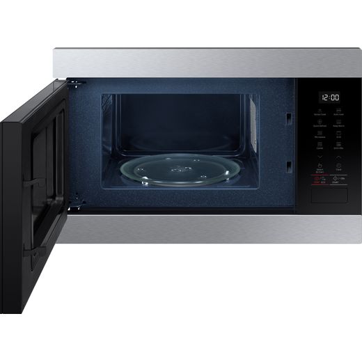 Samsung MG22M8274AT 38cm High, Built In Microwave - Stainless Steel - Door open