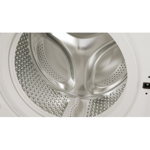Hotpoint BI WMHG 91485 UK 9kg Washing Machine with 1400 rpm - White - Close up of washing drum shot