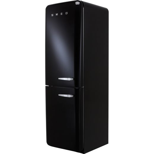 Smeg Left Hand Hinge FAB32LBL5UK 60/40 Frost Free Fridge Freezer - Black - D Rated