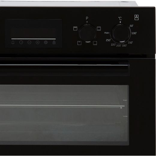 Beko Built In Electric Double Oven - Black - Control panel 