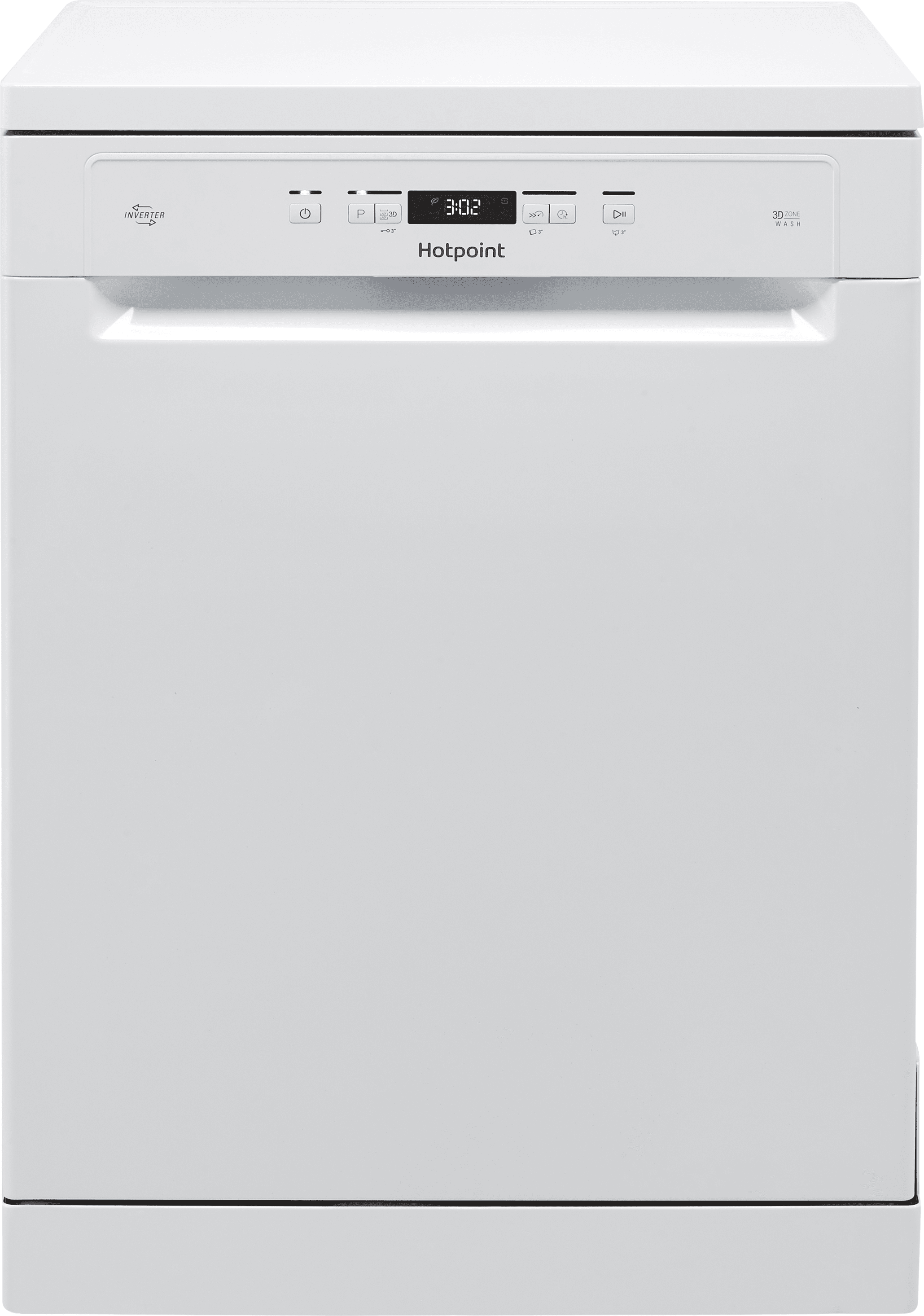 Hotpoint HFC3C32FWUK Standard Dishwasher - White - D Rated, White
