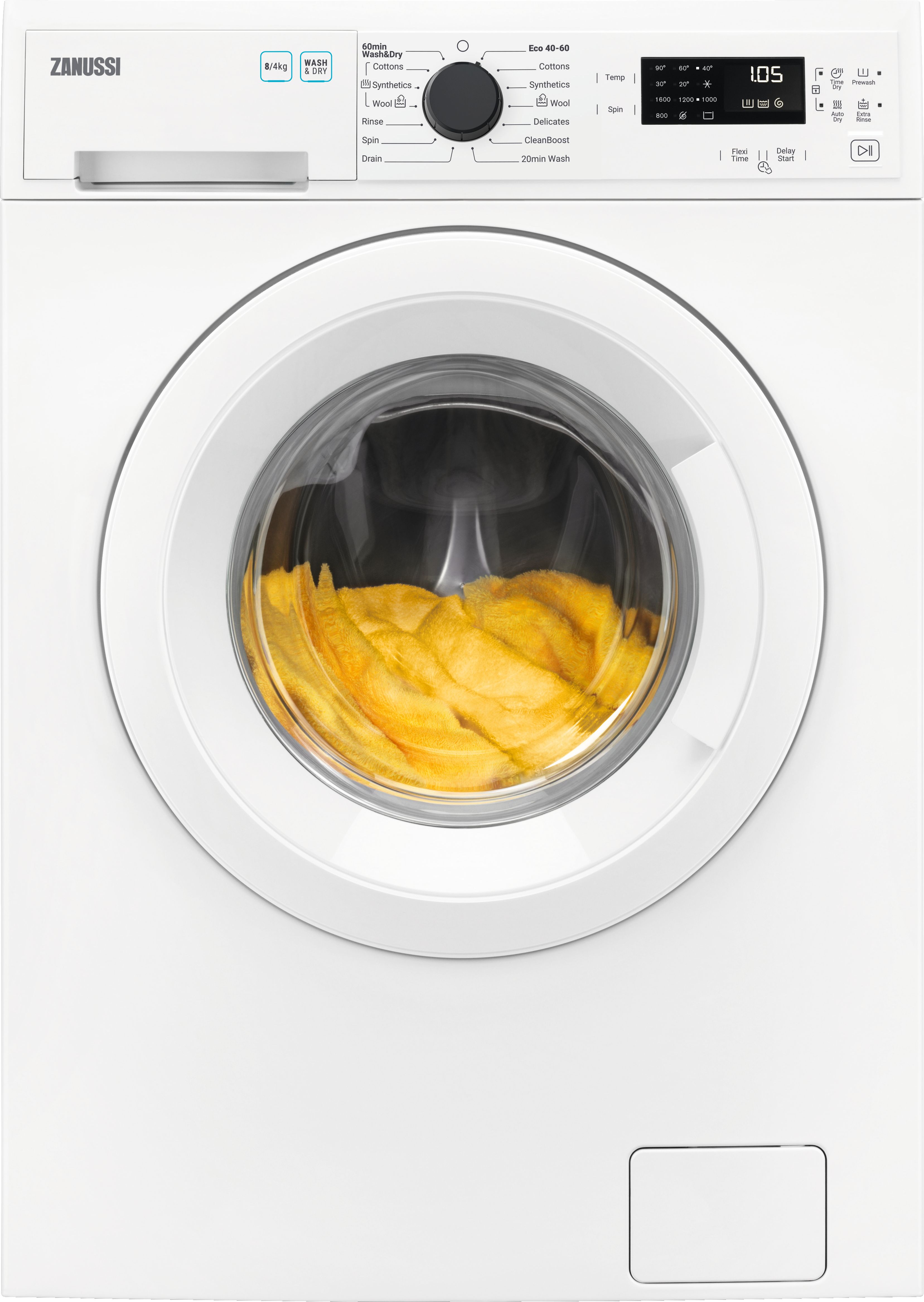 Zanussi washer shop and dryer