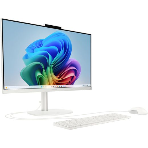 HP OmniStudio Next Gen AI 24-cw0006na 23.8" All In one - AMD Ryzen™ AI 5, 512GB SSD 2026 - Cotton White - Right perspective