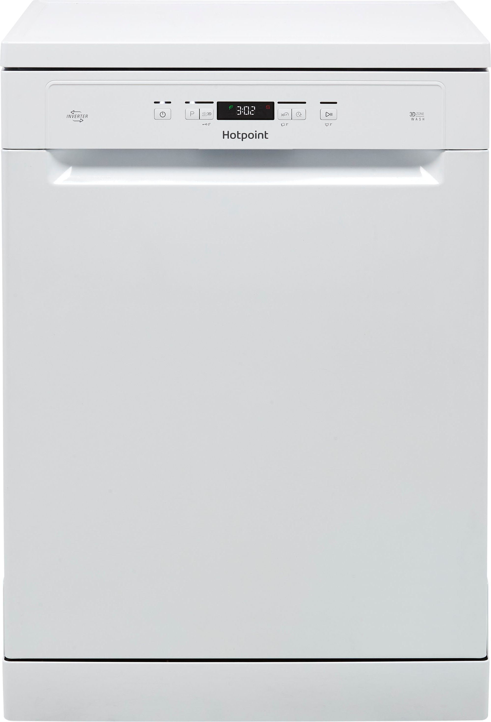 Hotpoint HFC3C26WCUK Standard Dishwasher - White - E Rated, White