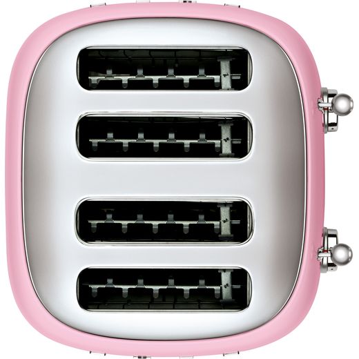 Smeg 50's Retro TSF03PKUK 4 Slice Toaster - Pink