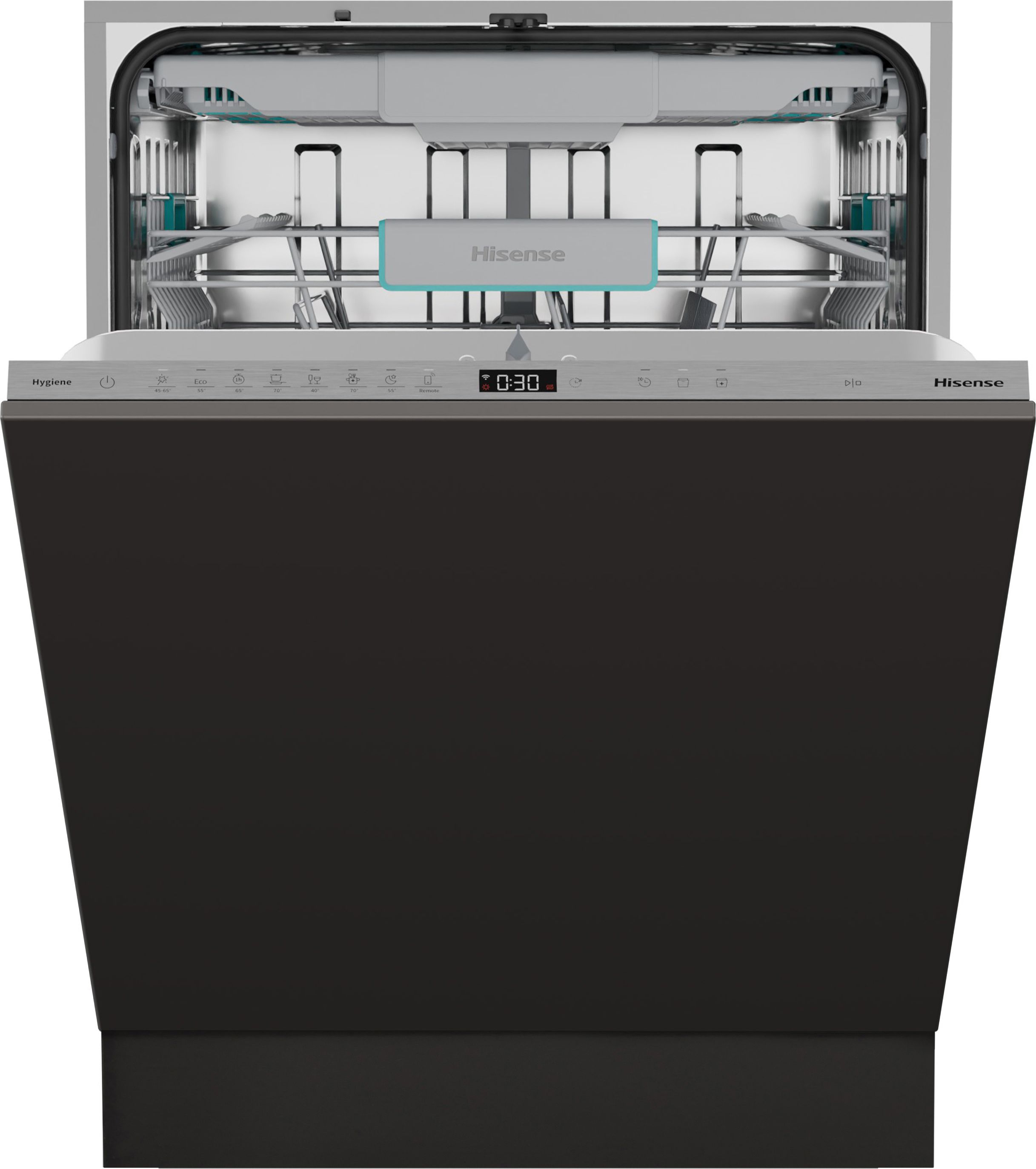 Hisense HV673A61UK Dishwasher - 16 Place Settings - A Rated - Silver
