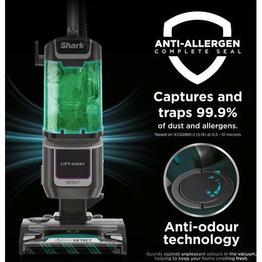 Shark Detect Pet Pro LA450UKT Upright Vacuum Cleaner - Annotation - Anti allergy shot