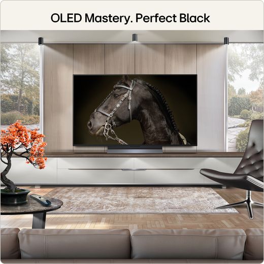 LG evo AI C6 48" 4K Ultra HD OLED Smart TV  - Annotation - perfect black shot