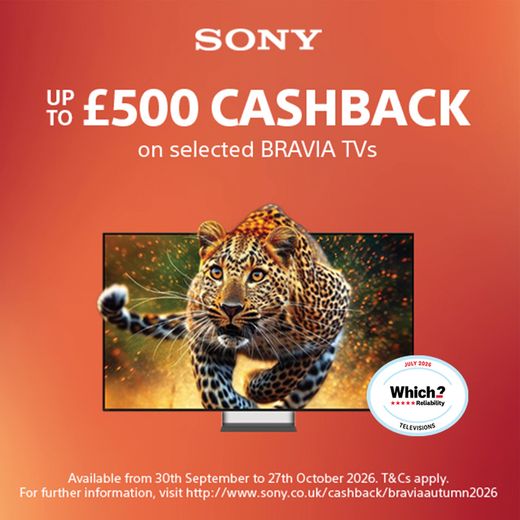 Sony Bravia 7 II 55" 4K Ultra HD True RGB Smart Google TV [2026] - Annotation - Cashback