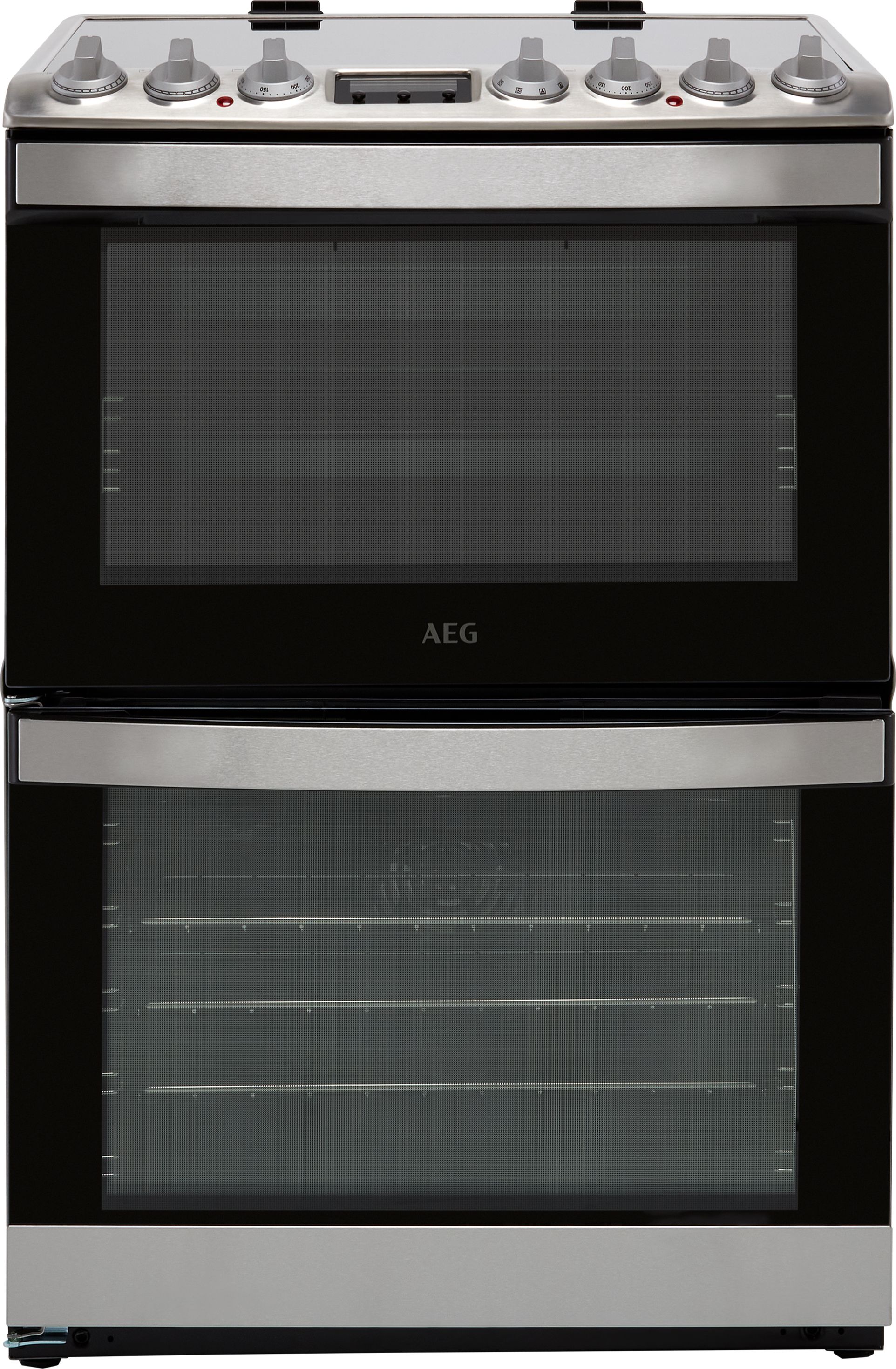 AEG CIB6742ACM 60cm Electric Cooker with Induction Hob - Stainless Steel - A/A Rated, Stainless Steel