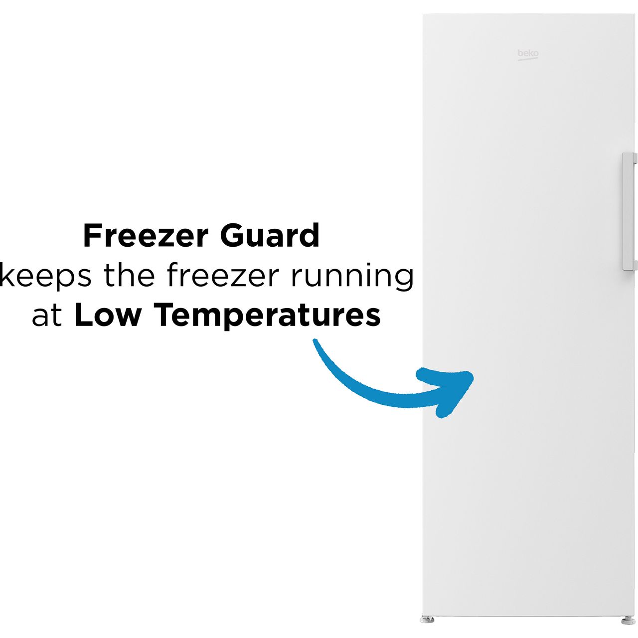 beko ffp1671w freestanding freezer