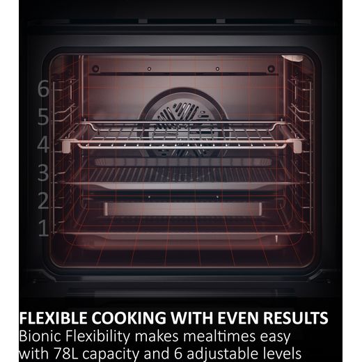 Haier ID Series 2 Built In Electric Single Oven - Black - Annotation - Bionic flexibility shot