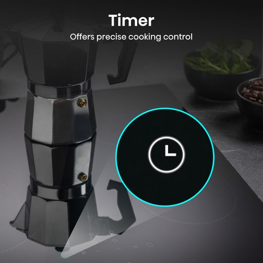 Hisense Hi2 HIPK2ABP60CE Built In Electric Single Oven and Ceramic Hob Pack - Annotation - Timer shot