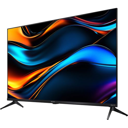 Sharp HJ4225K 50" 4K Ultra HD Smart Roku TV - Left perspective shot