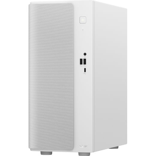 Asus V500 Mini Tower V501MV-W521H34W Tower - Intel® Core™ 5, 512GB SSD, 2026 16 GB RAM - White - left perpsective shot