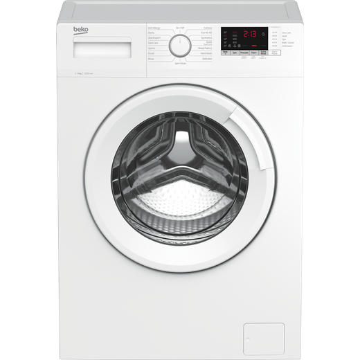 Beko WTK92151W 9Kg Washing Machine with 1200 rpm - White - B Rated