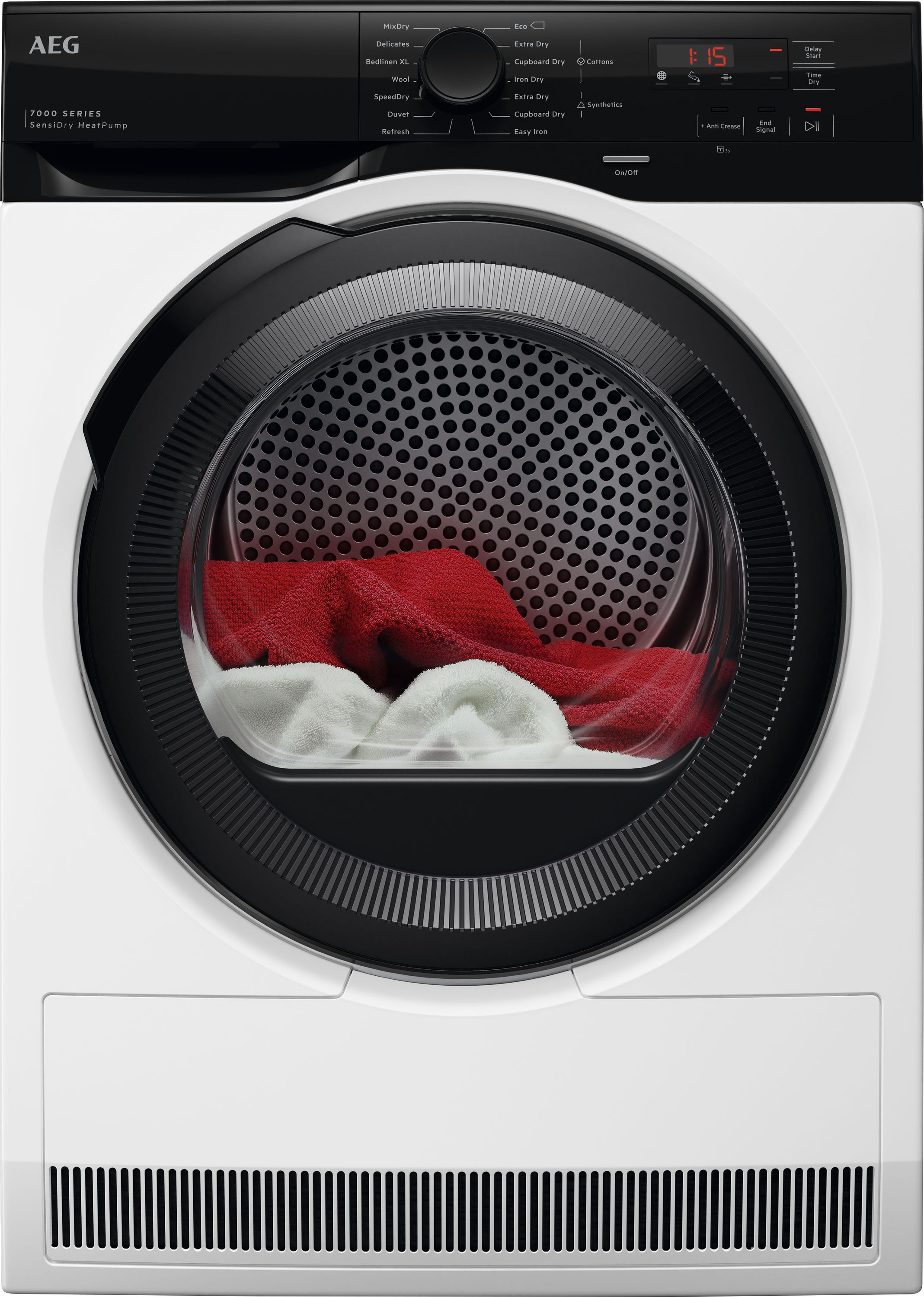 AEG TE718D4B Heat Pump Tumble Dryer - 8 kg - White