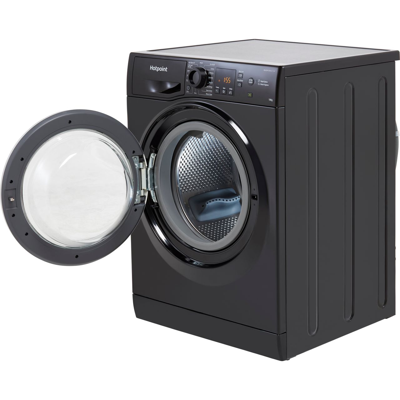 hotpoint black washing machine 10kg