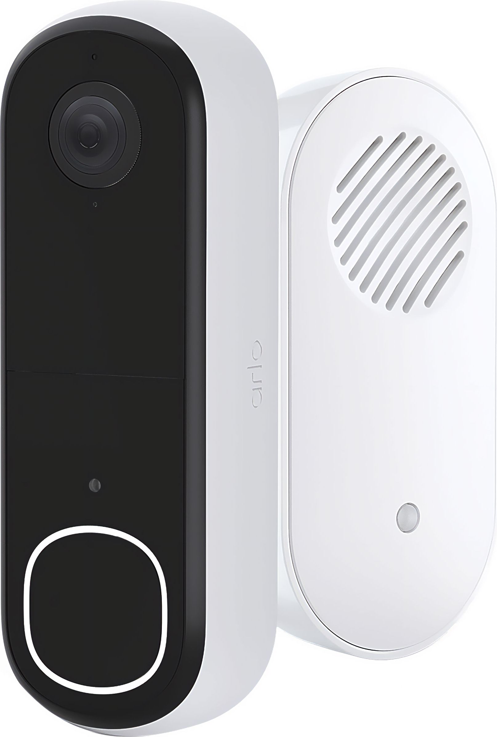 Arlo Essential2 2k Video Doorbell Smart Doorbell 2K or HD - White White