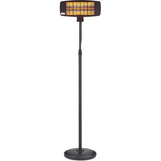 Swan Al Fresco SH16350N Stand Electric Patio Heater With Remote Control 2000W - Black