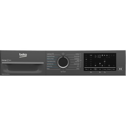 Beko / Washer Dryer - Anthracite - Control panel shot