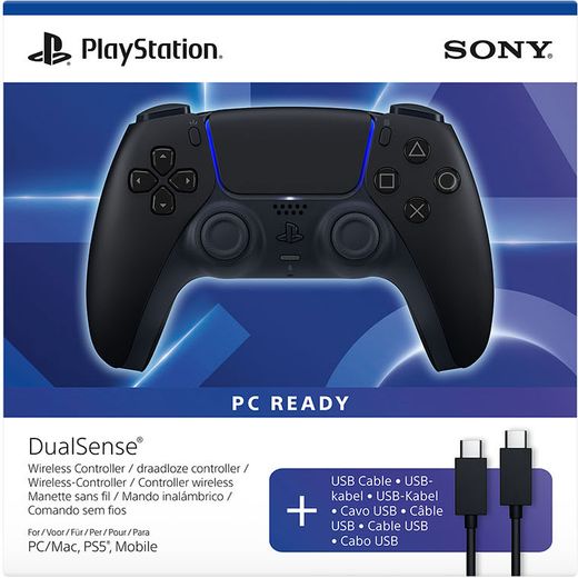 PlayStation DualSense™ Wireless Controller For PlayStation 5,PC - Midnight Black - front box shot