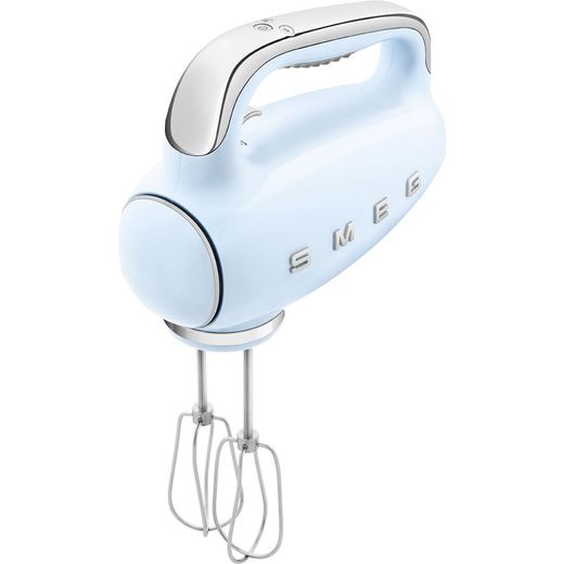 Smeg 50's Retro HMF01PBUK Hand Mixer with 3 Accessories - Pastel Blue