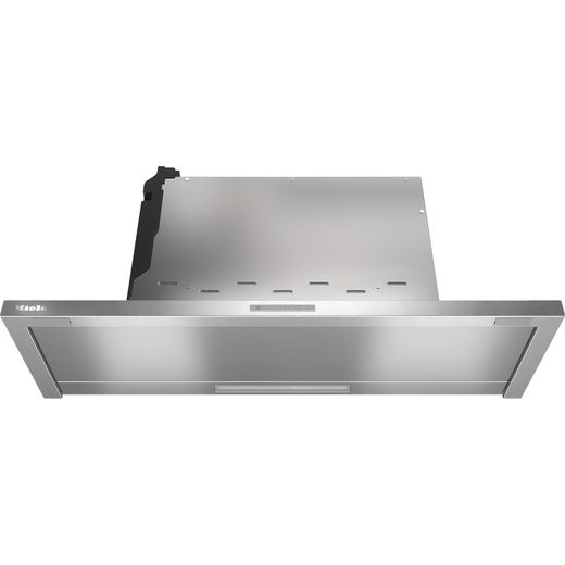Miele 90 cm Semi built-in (pull out) Cooker Hood - Stainless Steel - High perspective shor