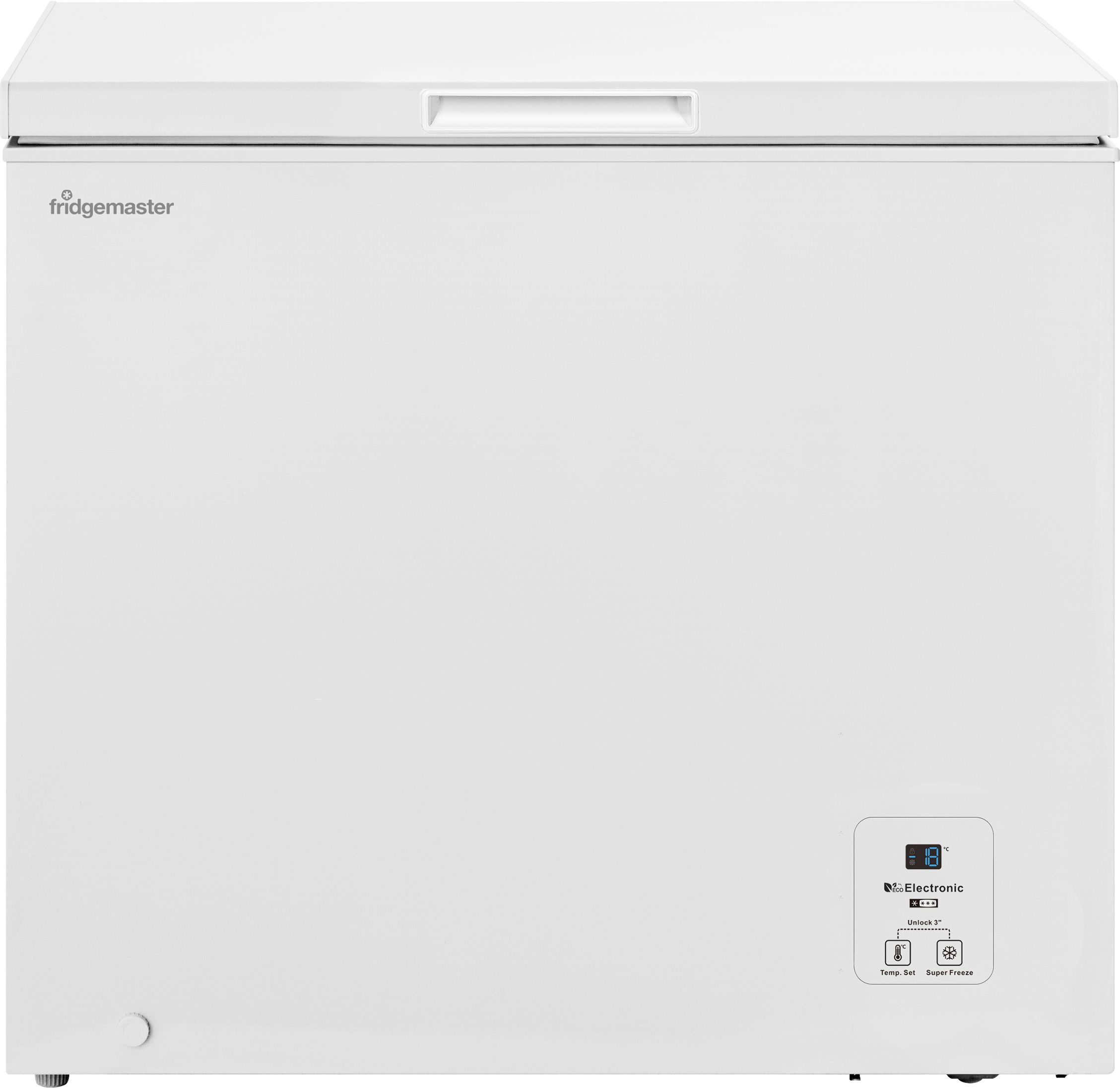 Image of Fridgemaster MCF198E Chest Freezer - White - E Rated, White