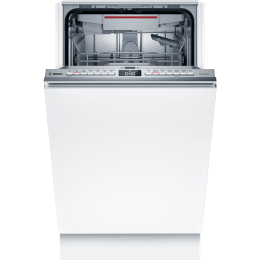 Bosch Series 4 SPV4EMX21G Wifi Connected Fully Integrated Slimline Dishwasher - Stainless Steel Control Panel with Fixed Door Fixing Kit - D Rated